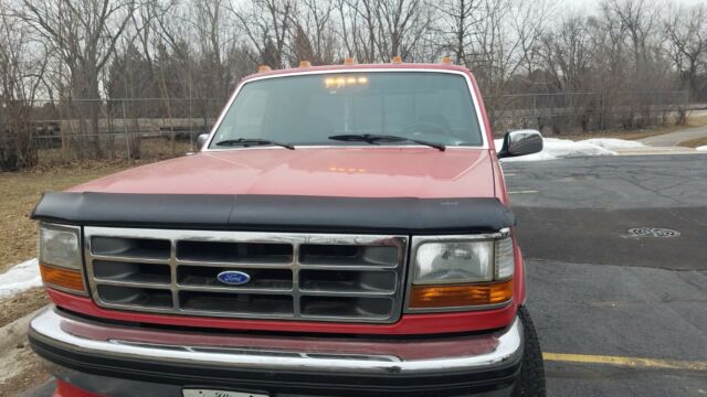 1993 Red Ford F-250 Extended Cab Pickup