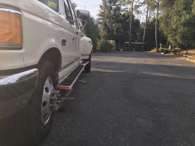 1991 White Ford F-350 Extended Bed Crew Cab Pickup Dually