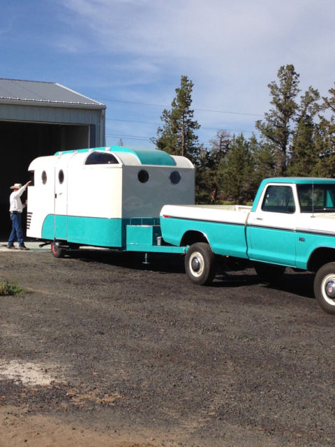 1973 Teal Ford F-250 Cab & Chassis