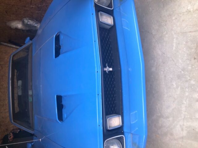 1973 Blue Ford Mustang Hatchback