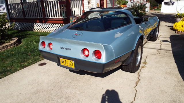 1982 Blue Chevrolet Corvette Coupe