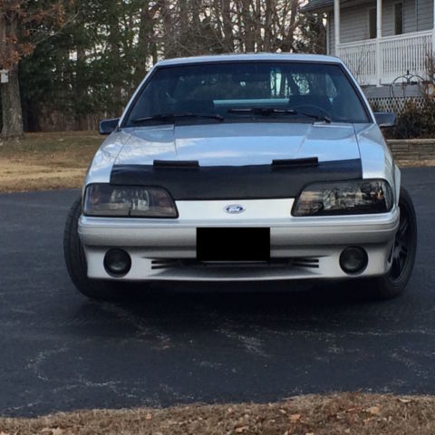 1993 Silver Ford Mustang Hatchback