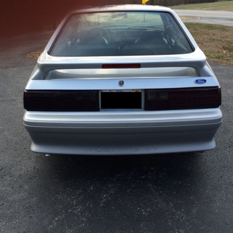 1993 Silver Ford Mustang Hatchback