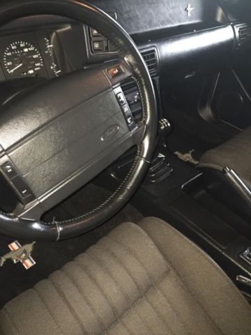 1993 Silver Ford Mustang Hatchback