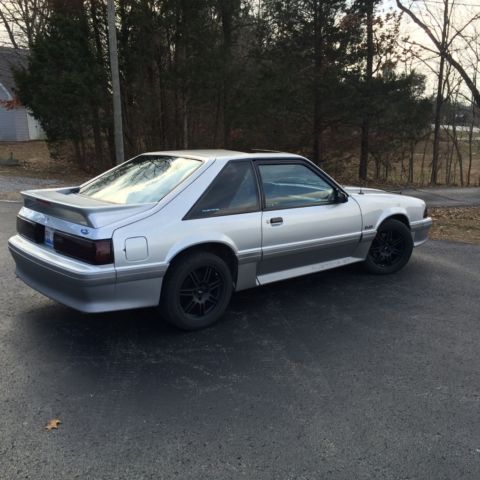 1993 Silver Ford Mustang Hatchback
