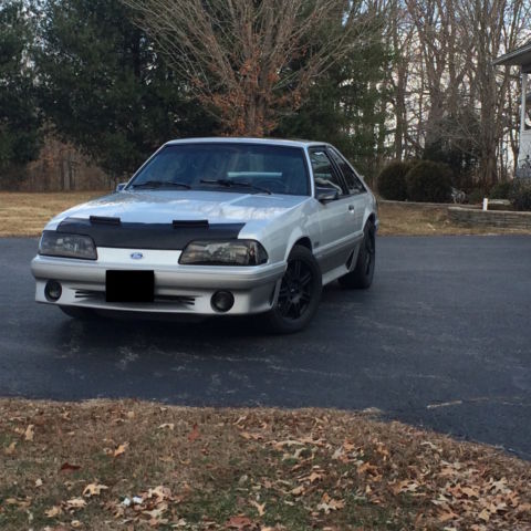 1993 Silver Ford Mustang Hatchback