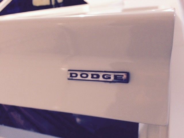 1974 White Dodge Charger Coupe