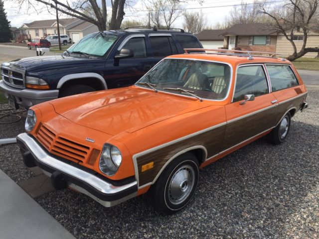 1974 Orange Chevrolet vega station wagon Wagon