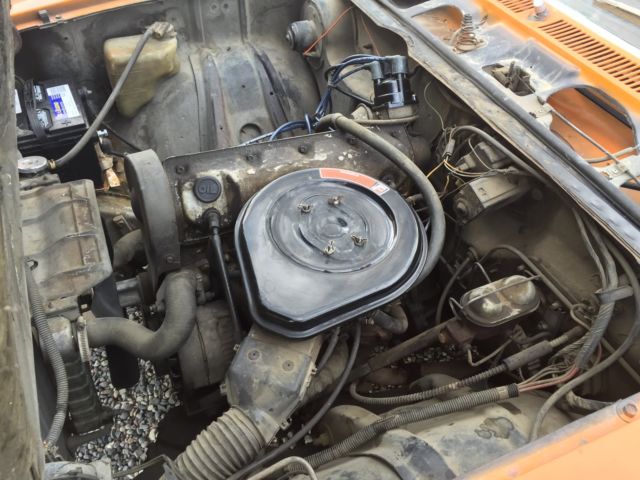 1974 Orange Chevrolet vega station wagon Wagon