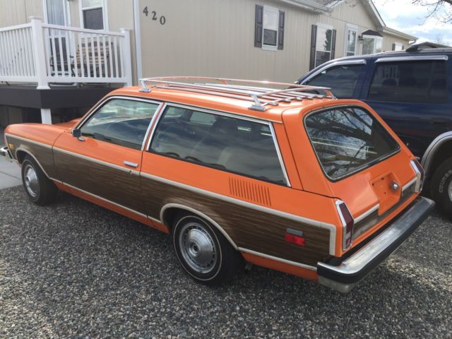 1974 Orange Chevrolet vega station wagon Wagon