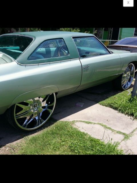 1975 Green Chevrolet Capriceold Coupe