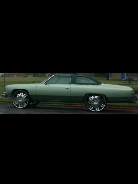 1975 Green Chevrolet Capriceold Coupe