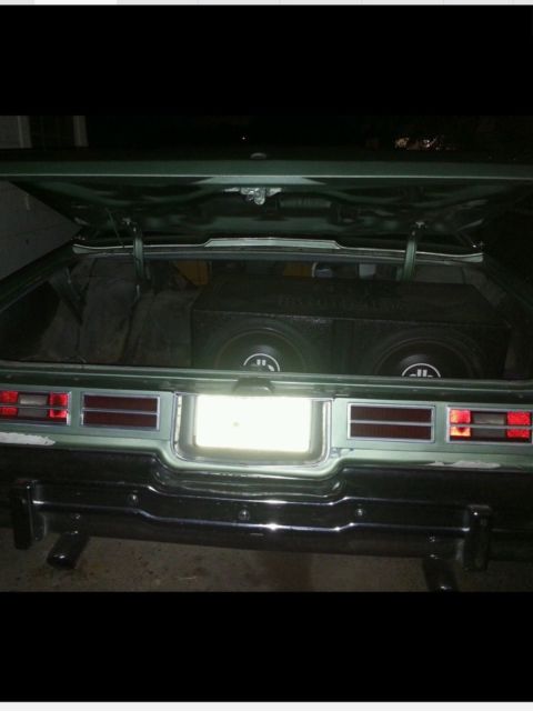 1975 Green Chevrolet Capriceold Coupe