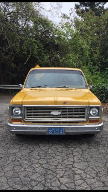 1974 Gold Chevrolet C-10 Standard Cab Pickup