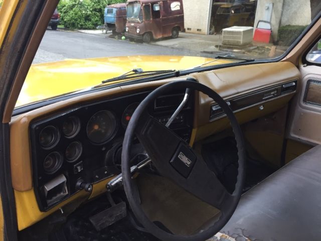 1974 Gold Chevrolet C-10 Standard Cab Pickup