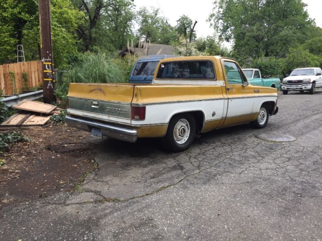 1974 Gold Chevrolet C-10 Standard Cab Pickup