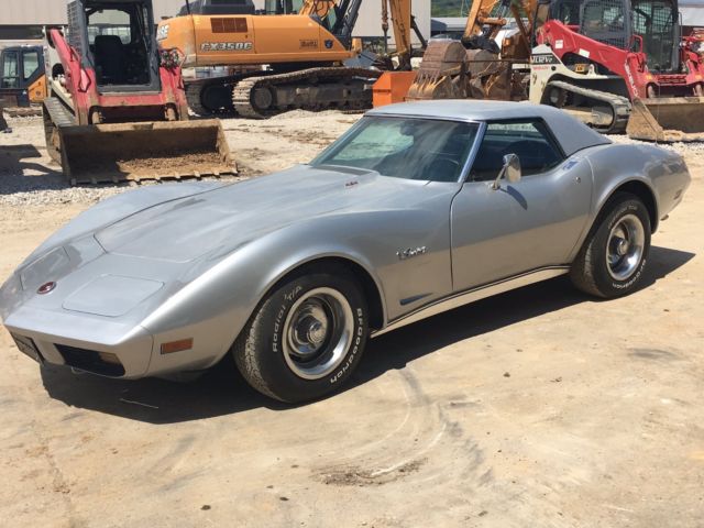 1974 Silver Chevrolet Corvette