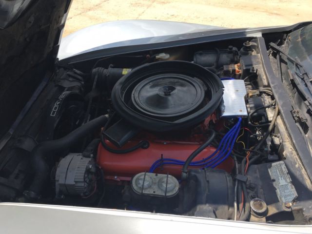 1974 Silver Chevrolet Corvette
