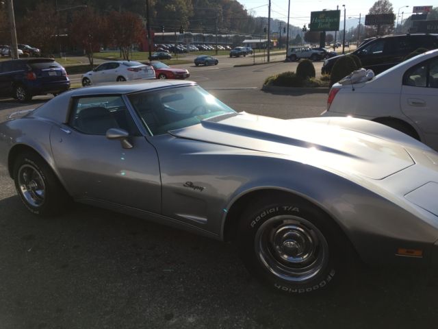 1974 Silver Chevrolet Corvette Coupe