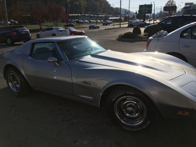 1974 Silver Chevrolet Corvette Coupe