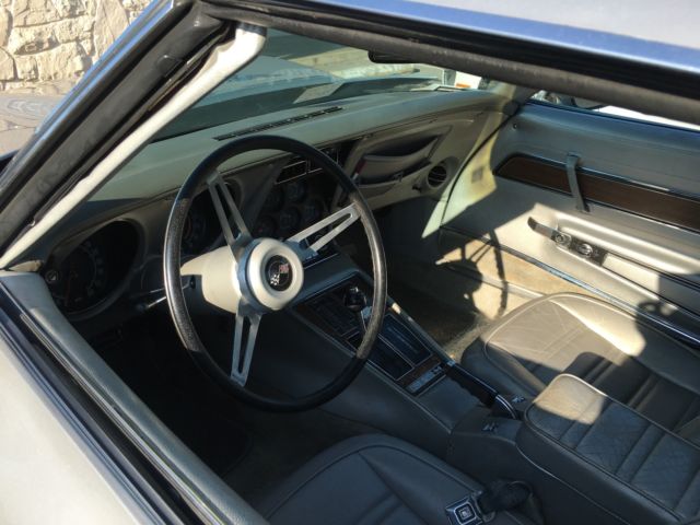 1974 Silver Chevrolet Corvette Coupe