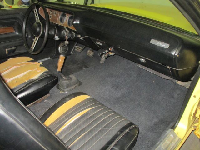 1974 Yellow Dodge Challenger Coupe