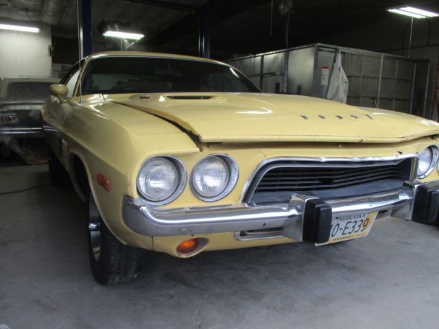 1974 Yellow Dodge Challenger Coupe