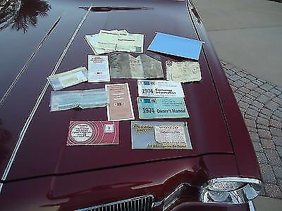 1974 Burgundy Oldsmobile Cutlass Coupe