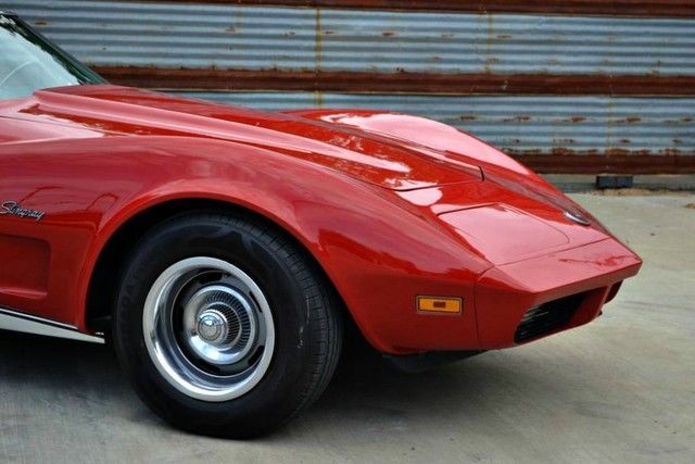 1974 Red Chevrolet Corvette Convertible