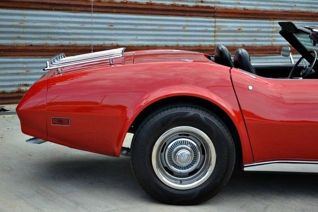 1974 Red Chevrolet Corvette Convertible