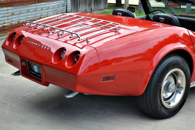 1974 Red Chevrolet Corvette Convertible