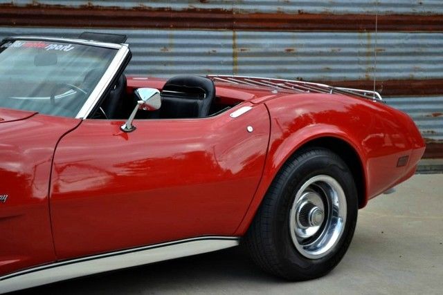 1974 Red Chevrolet Corvette Convertible