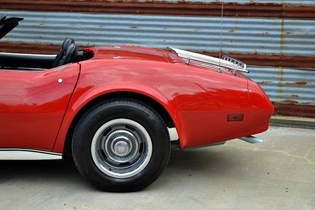 1974 Red Chevrolet Corvette Convertible