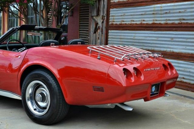 1974 Red Chevrolet Corvette Convertible