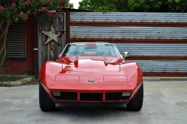 1974 Red Chevrolet Corvette Convertible