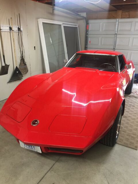 1974 Viper Red Chevrolet Corvette Coupe