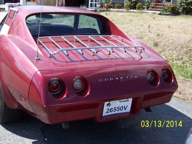 1974 Red Chevrolet Corvette Coupe