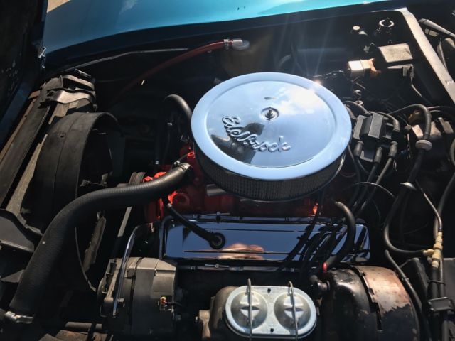 1974 Blue Chevrolet Corvette Coupe