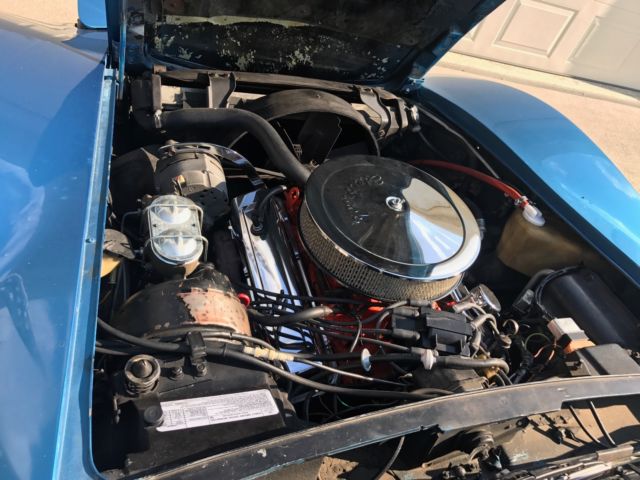 1974 Blue Chevrolet Corvette Coupe