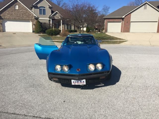 1974 Blue Chevrolet Corvette Coupe