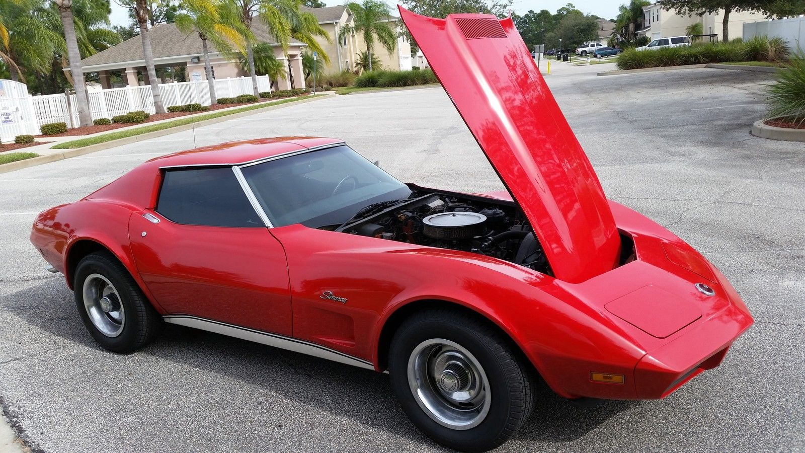 1974 Red Chevrolet Corvette