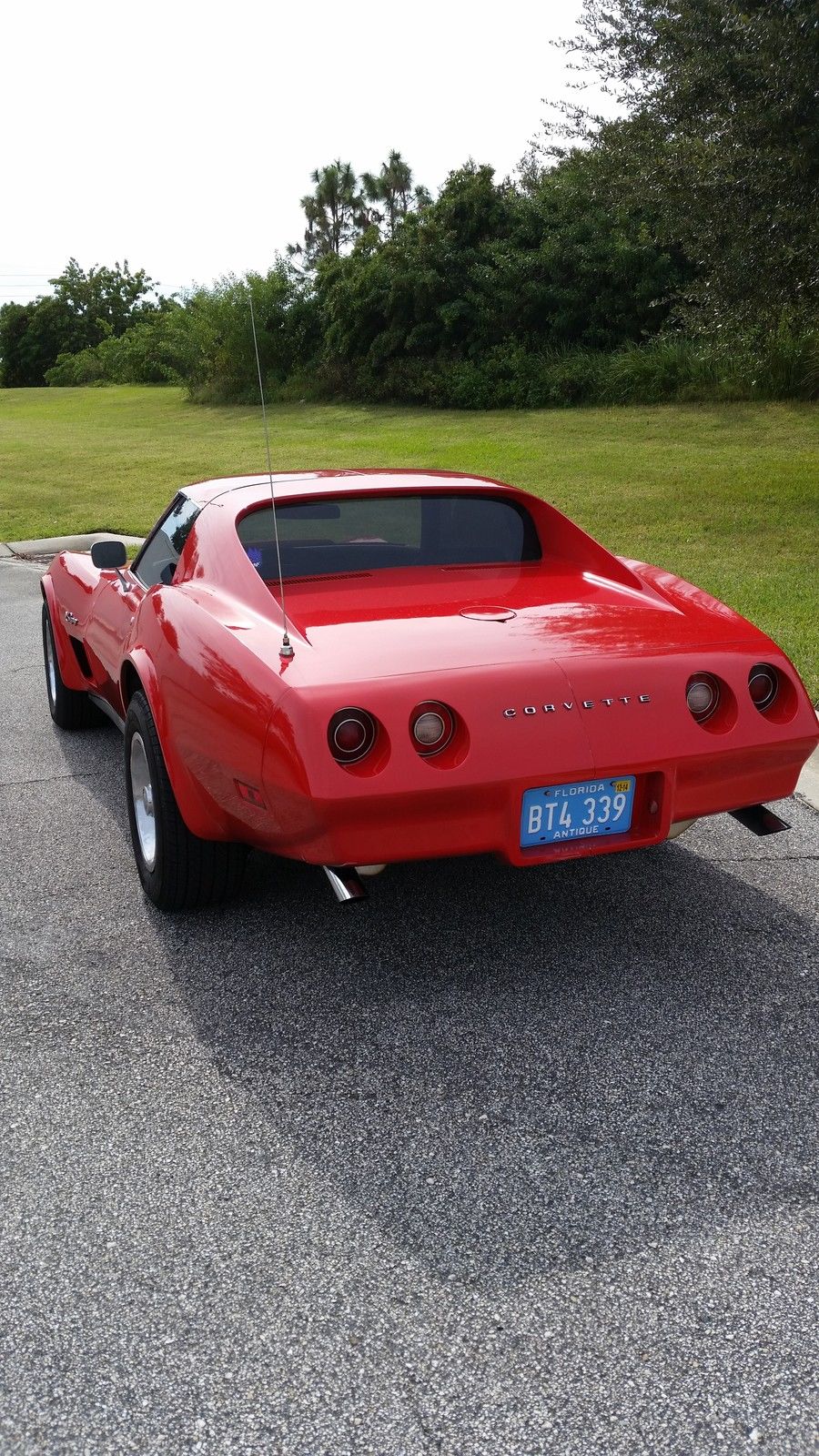 1974 Red Chevrolet Corvette