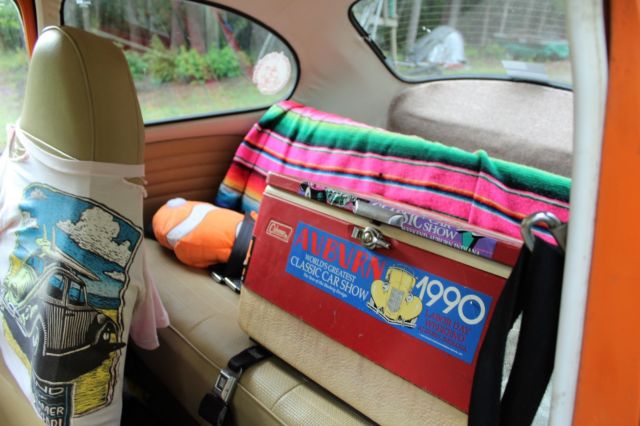 1974 Orange Volkswagen Beetle - Classic Sedan