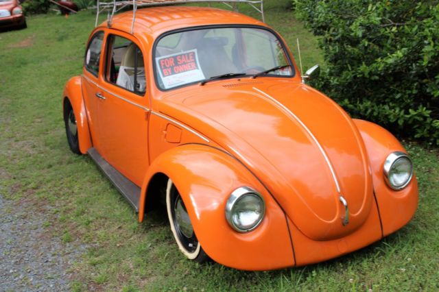 1974 Orange Volkswagen Beetle - Classic Sedan