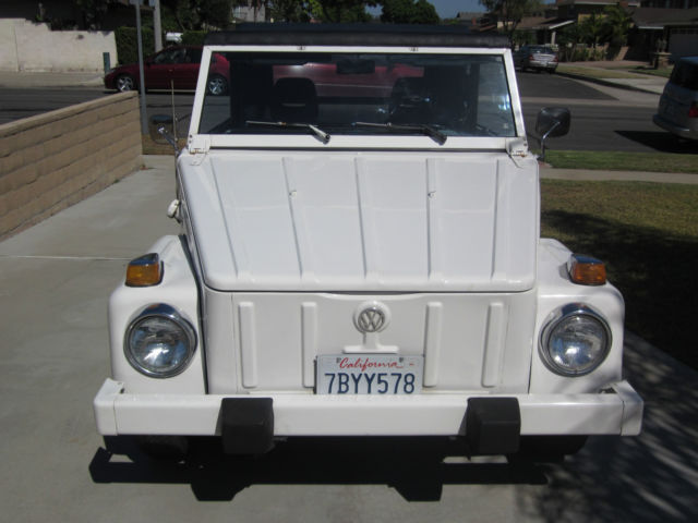 1974 white Volkswagen Thing Convertible