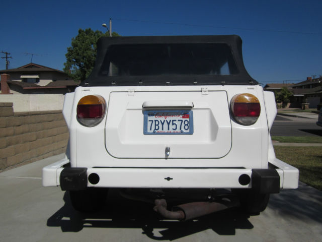 1974 white Volkswagen Thing Convertible