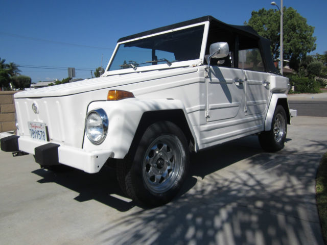 1974 white Volkswagen Thing Convertible