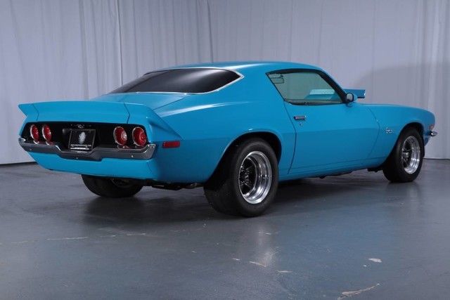 1973 Blue Chevrolet Camaro --