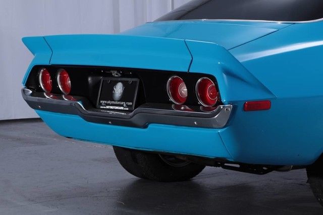 1973 Blue Chevrolet Camaro --