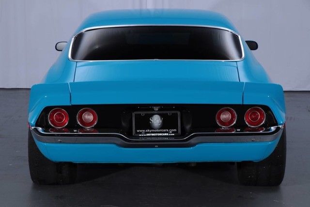 1973 Blue Chevrolet Camaro --